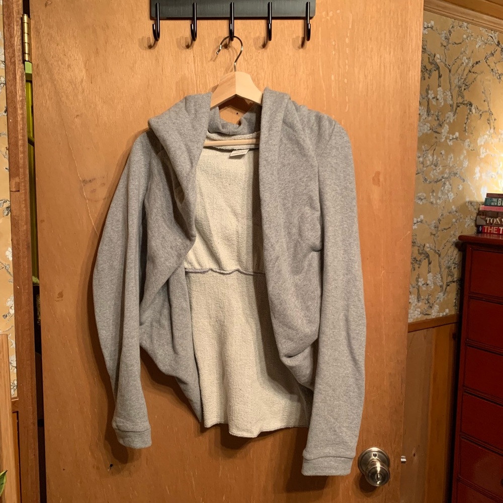 Yohji Yamamoto Hooded Sweatshirt Cardigan